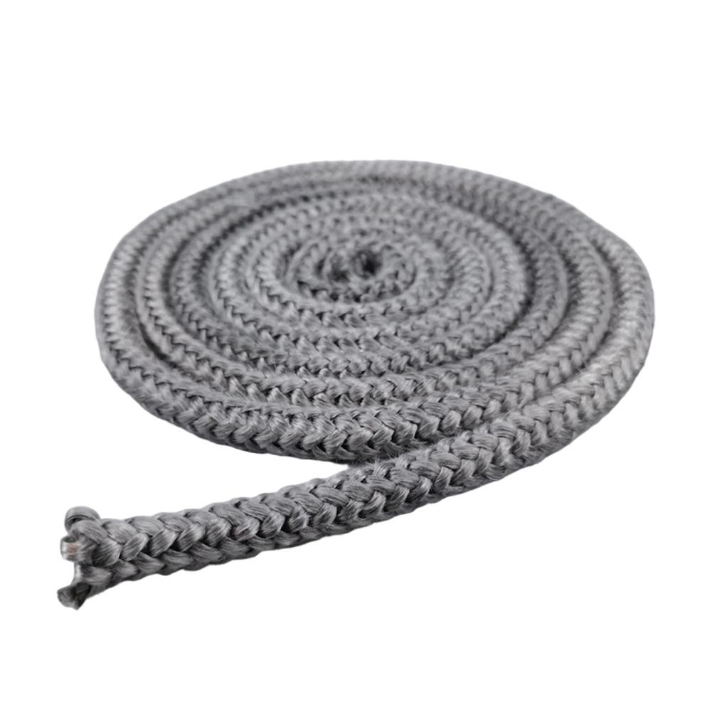 Heat resistant fiberglass sealing rope for wood stove door black 10mm diameter 3 meter 4 meter or 5 meter options