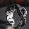 Niche Unisex Adjustable Rattlesnake Alloy Ring