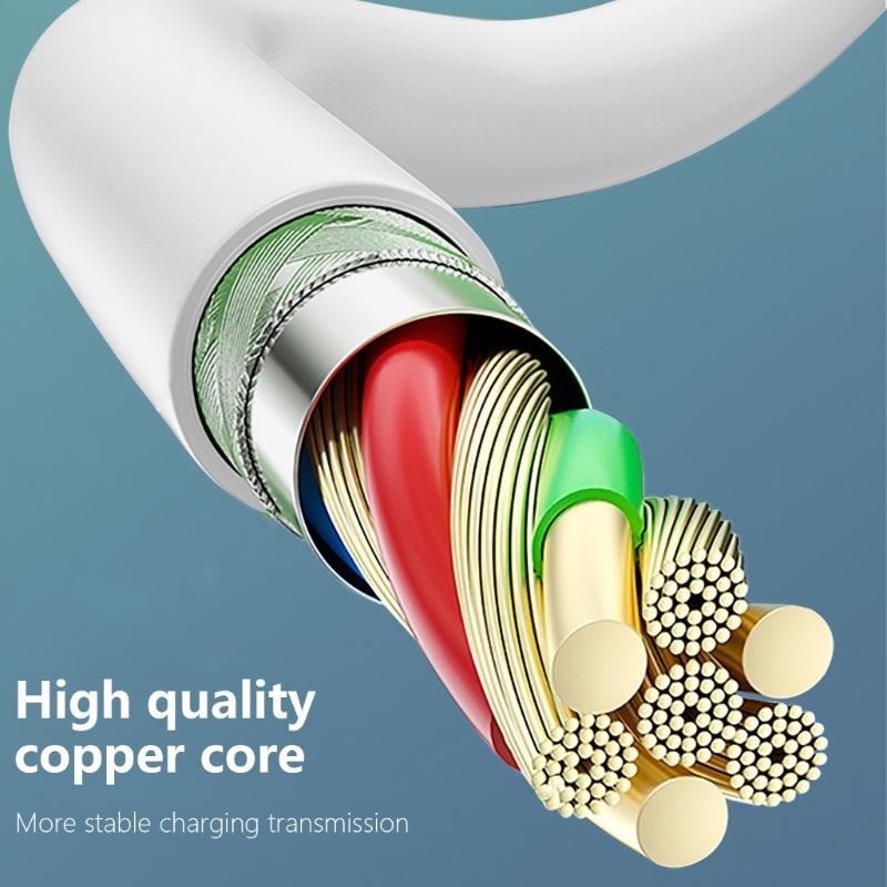 65W Power Adapter 2Pin Flat Quick Charging Head with USB 5Pin/Type C Fast Charging Cord Data Cable Wire