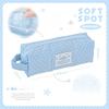 RosyPosy soft furnishings, Korean polka dot good material pencil bag, cotton-filled large-capacity student pencil bag, girls stationery bag