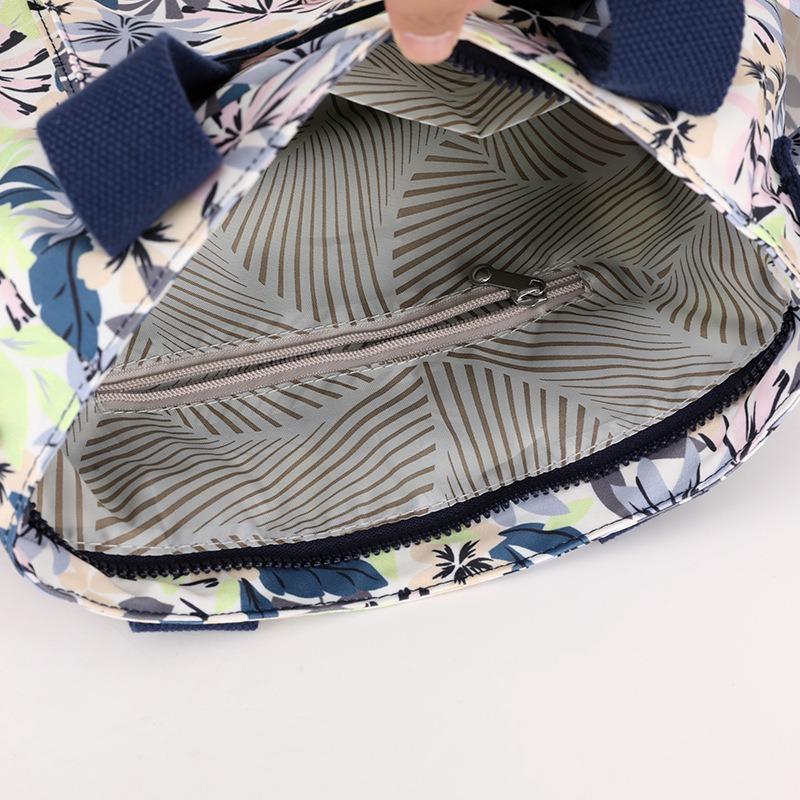 Women's Bag Shoulder Mother Bag Summer New Lightweight Nylon Cloth Printed Bag Fashion Messenger Handbag