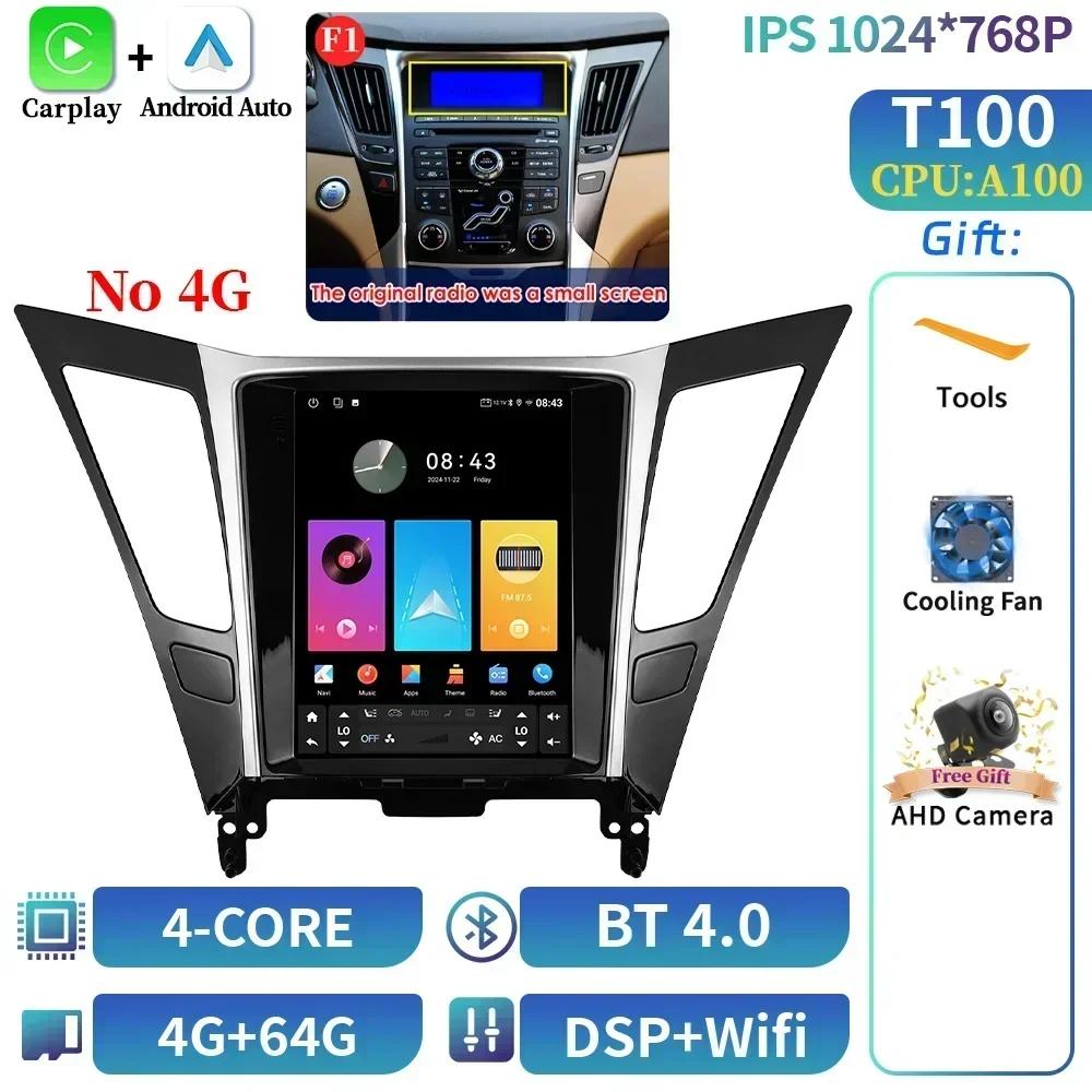 9.7inch Car Radio Multimedia Video GPS  For Hyundai Sonata Yf 8 2010-2018 Screen Android Stereo 4G  Wireless Navigation Stereo G