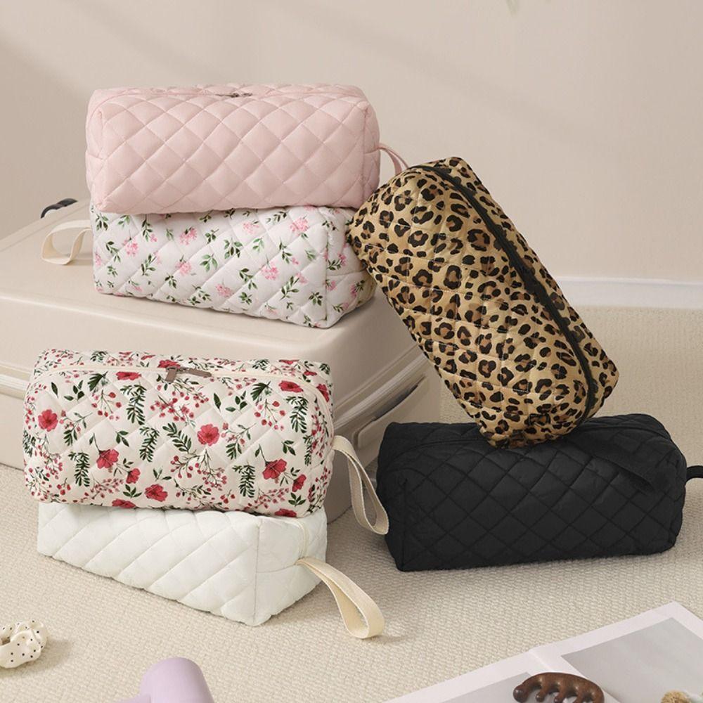 Soft Quilting Cotton Hair Dryer Storage Bag Dustproof Carrying Case Curler Storage Bag for Travel
