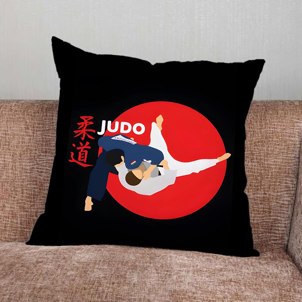 BJJ Brazilian Jiu Jitsu Pillow Case For Home Bedroom Car Office Decoration Living Room Sofa Cushion Cover Suitable