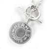 Excellent Necklace Sellier Motif Clou De Cell Chain Silver AG925 Mens Used