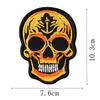 European And American Locomotive Punk Style Cloth Sticker Skull Ghost Head Shoes And Hats Bag Clothing Accessories Handmade Diy Embroidery Patch