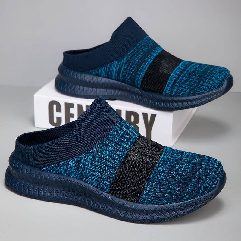 Fashion Men's and women's casual sports shoes, lightweight loafers, breathable semi-slippers, and couple running shoes