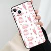 Kawaii Strawberry Milk Phone Case For iPhone 17 Pro Max 16 15 14 11 12 13 Pro Max mini 15 16 Plus 16e 17 Air Cover