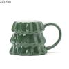 Christmas Tree Porcelain Mugs Water Cup Xmas Tableware 230ml Coffee Mug Dining Table Afternoon Tea Teacup Fruits Juice Cup