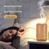 USB Desktop Wood Grain Aroma Diffuser for Bedroom Aromatherapy.