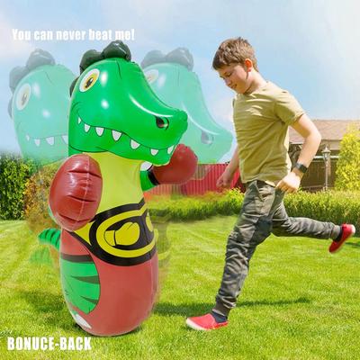 Inflatable Dinosaur Tumbler Toy for Kids - Fitness & Festive Fun