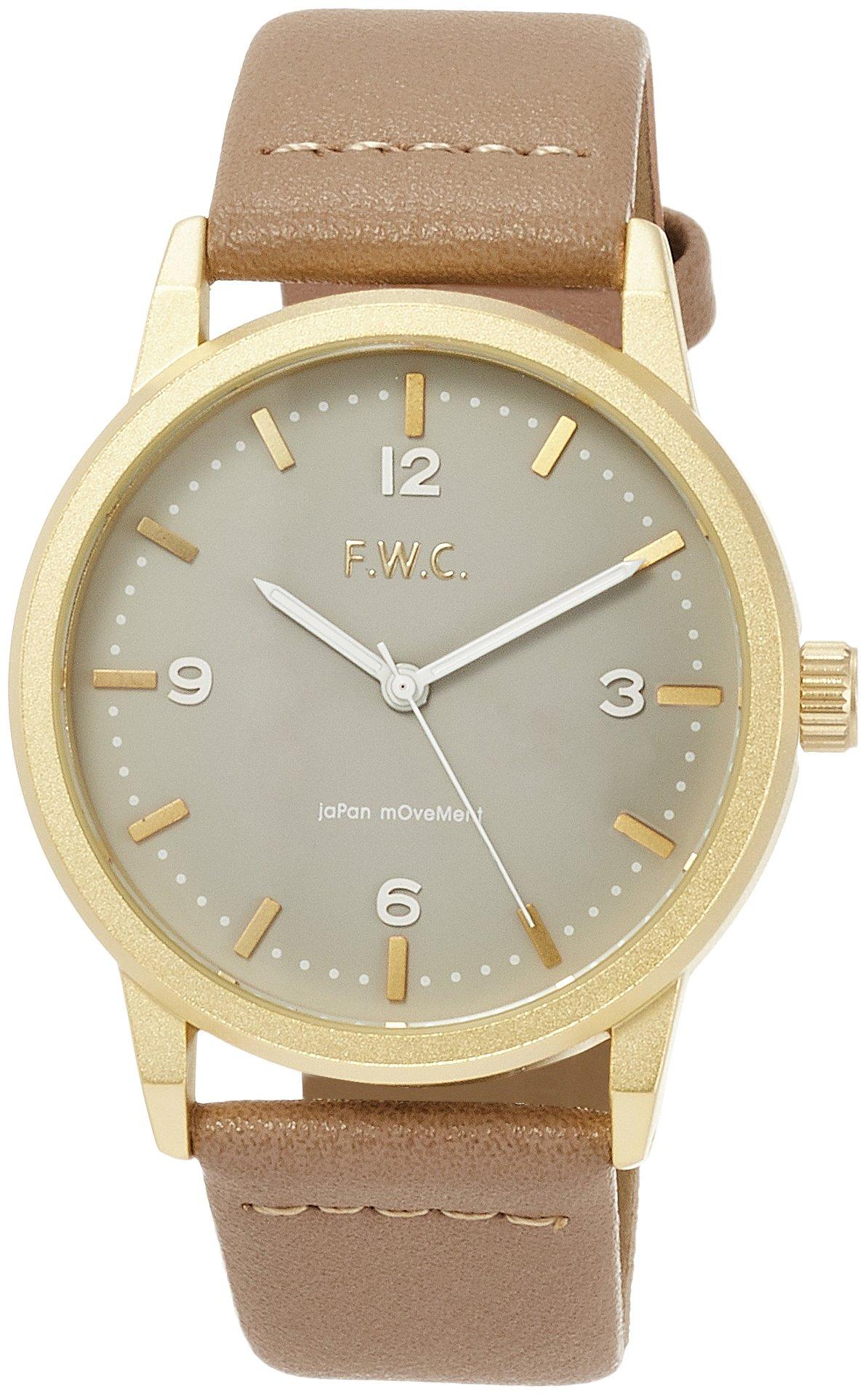 

[Fieldwork] Часы Fieldwork Fashion Watch Caprico Analog Leather Strap QKS168-2 Серый