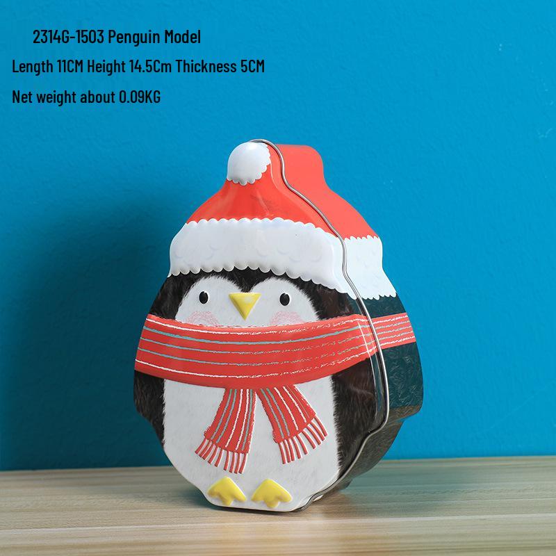 Creative Christmas Tinplate Gift & Cookie Box - Holiday & Wedding Candy Packaging