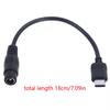 DC Type-c Female To 5.5*2.1 Female Cables 5521 Power Jack DC Power Conector 5.5x2.1 Adapter USB Type C Converter