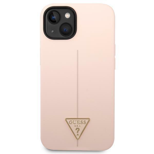 Guess Guhcp14Msltgp Iphone 14 Plus / 15 Plus 6.7 Różowy/Pink Hardcase Silicone Triangle