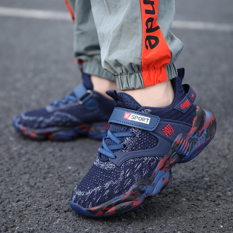 Casual sneakers voor kinderen Zomerjongen Meisje Lichte sportloopschoenen Holle ademende kinderen platte wandelschoenen Tienertennistrainer