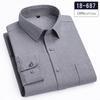 Luxury Hight Qulity 100%Cotton Long-sleeve Shirts for Men Slim Fit Casual Plaid Shirt Houndstooth Office Clothes Elegant Tops