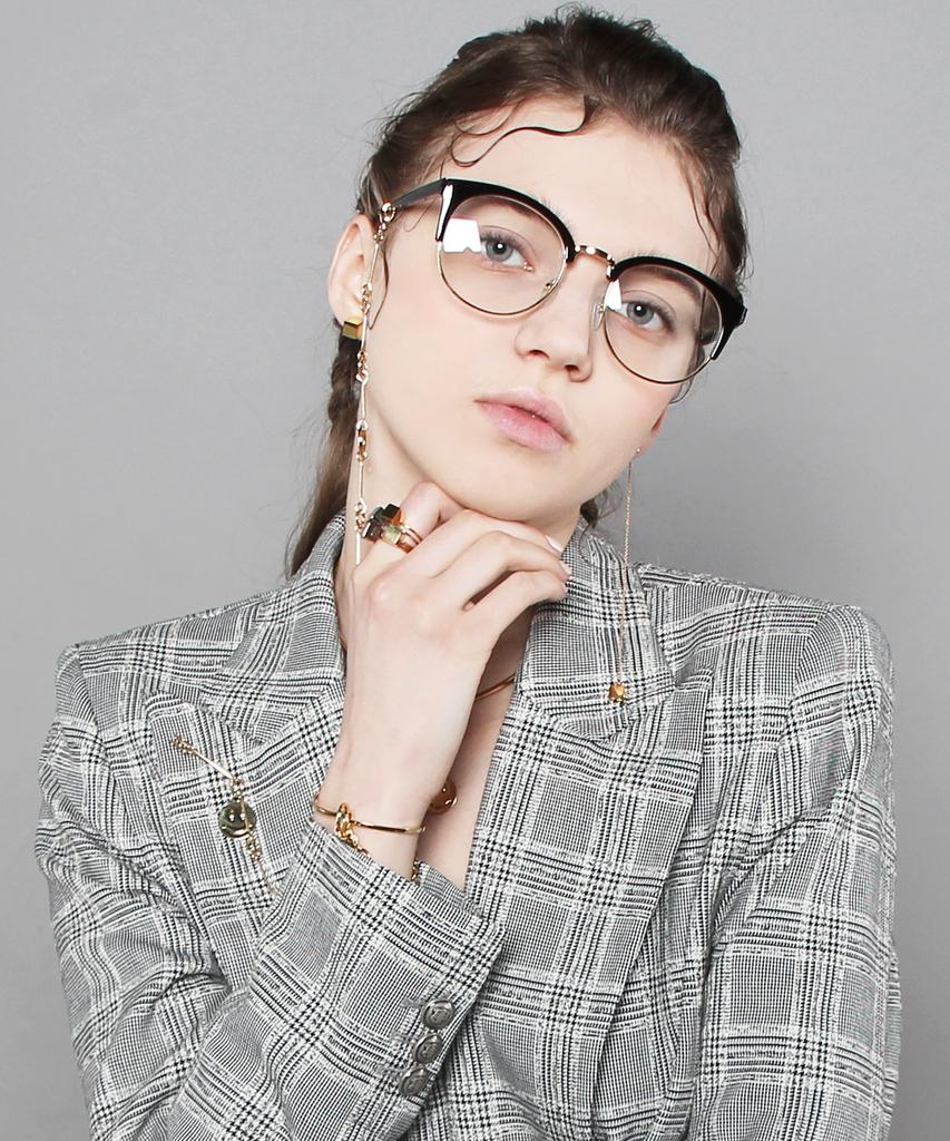 De La Lune Cube Asymmetrical Earrings [Dl17Sser14Mtf]