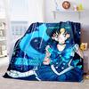 Japanischer Anime niedliches Cartoon-Thema Sailor Moon Tsukino Usagi Decke geeignet für Heimbetten, Sofabezüge, Büro-Nickerchen, Outdoor-Warme Decken O15