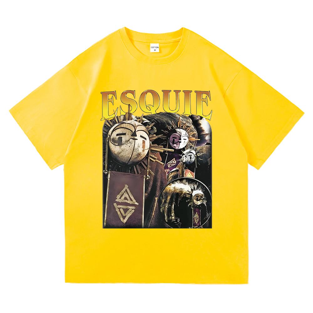 Esquie Clair Obscur Expedition 33 TShirt Whooo Wheee Menwomen Clothing Harajuku High Quality Tops Cotton TShirts Male Tees