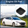 UXCELL 1 Pc No.2151023700 Engine Oil Pan for Hyundai Elantra 2007-2012 Iron Black