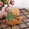Mini Plush Capybara Charm Keychains Sweet Cute Pendant Car Keyring Backpack Decoration Fashion Jewelry for Women Girl