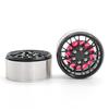 Aluminum Alloy Wheel Rim Beadlock Wheel Rims Hub 4pcs 2.2inch Replacement for 1 10 TRX4 Axial SCX10 90046 SCX10 III