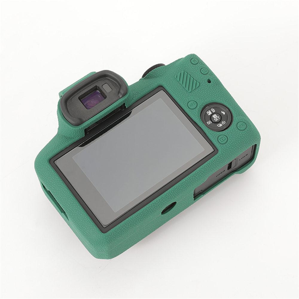 Litchi Pattern R100 Soft Silicone Armor Camera Body Case For Canon EOS R100 Shockproof Rubber Cover