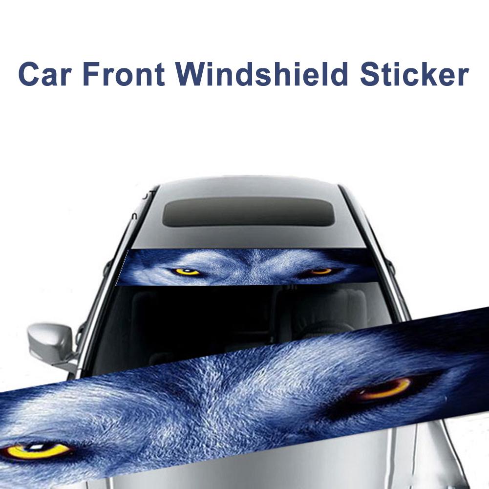 Car Front Windshield Sticker Rear Auto Stickers Terrorist Decoration Front File Stickers Decorative Shade 3D Sunshade Sticker