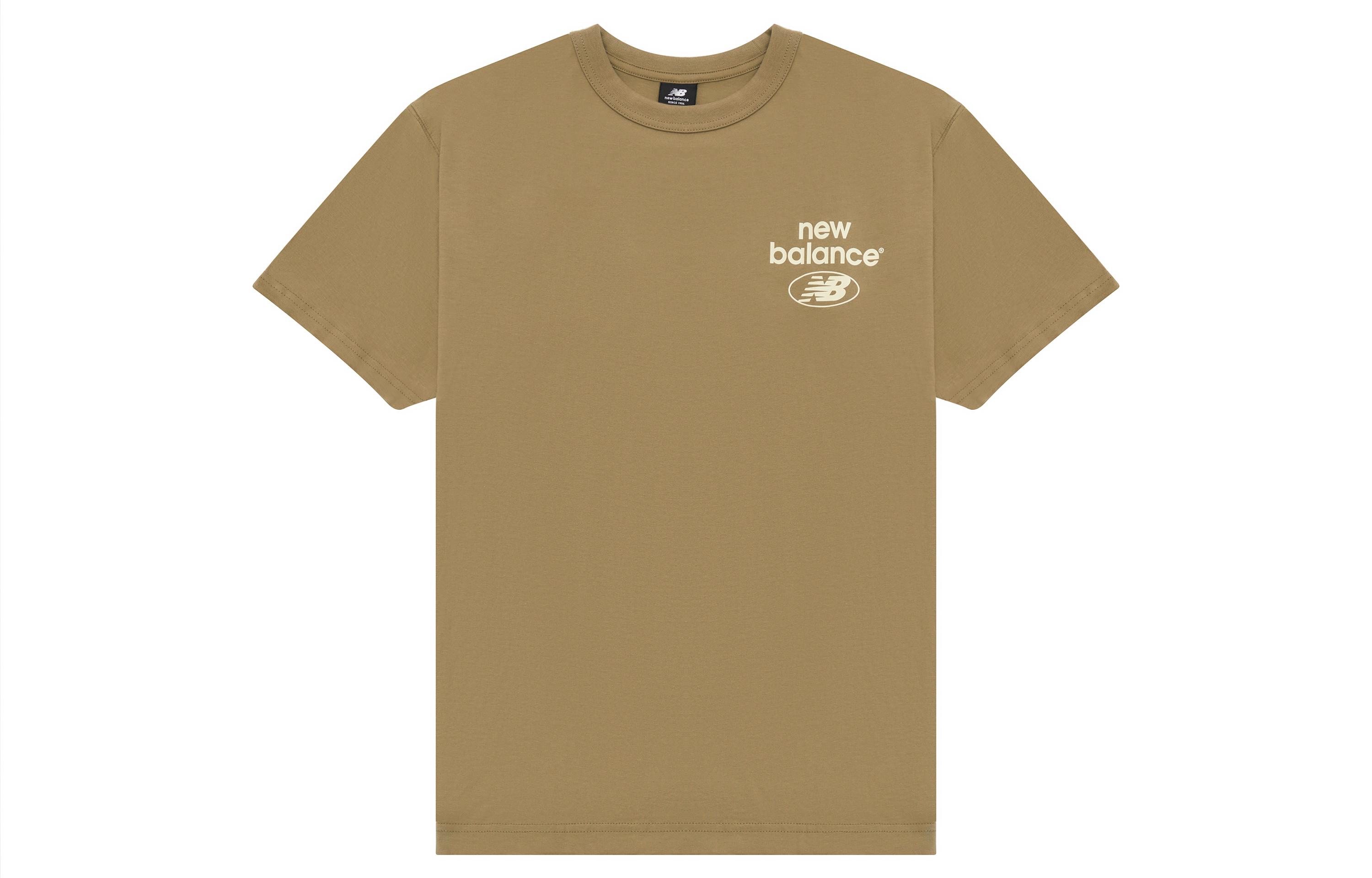 New Balance T Shirt Unisex Khaki AMT31518-CGN M