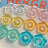 Colorful Flower Pendants DIY Necklace Bracelet Earrings Setting Pendant for Jewelry Making Findings Vanlentines Gift
