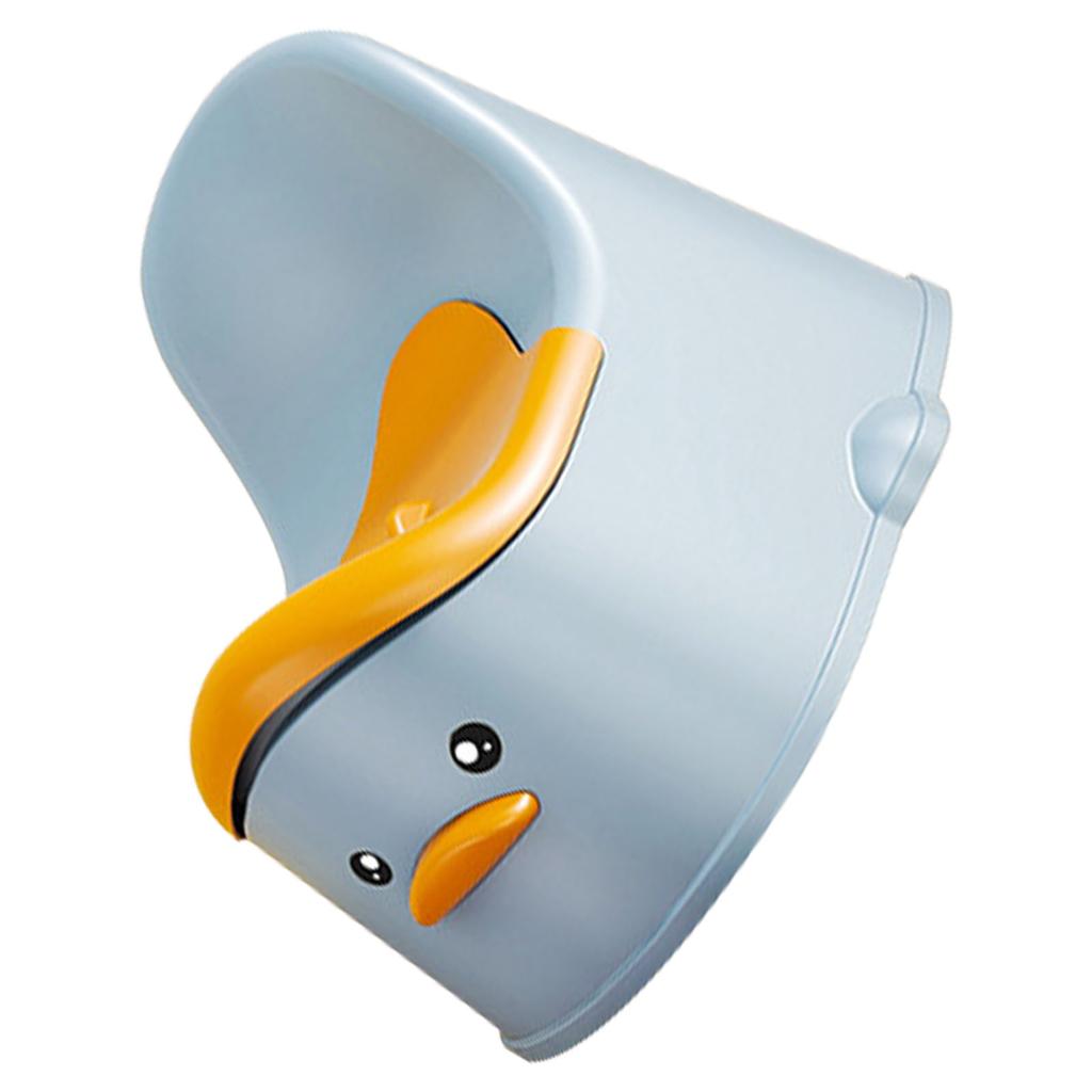 Baby Potty Training Toilet Cute Shape Rounded Edges Prevent Slip Comfortable Baby Potty Toilet for Baby Toddler Blue