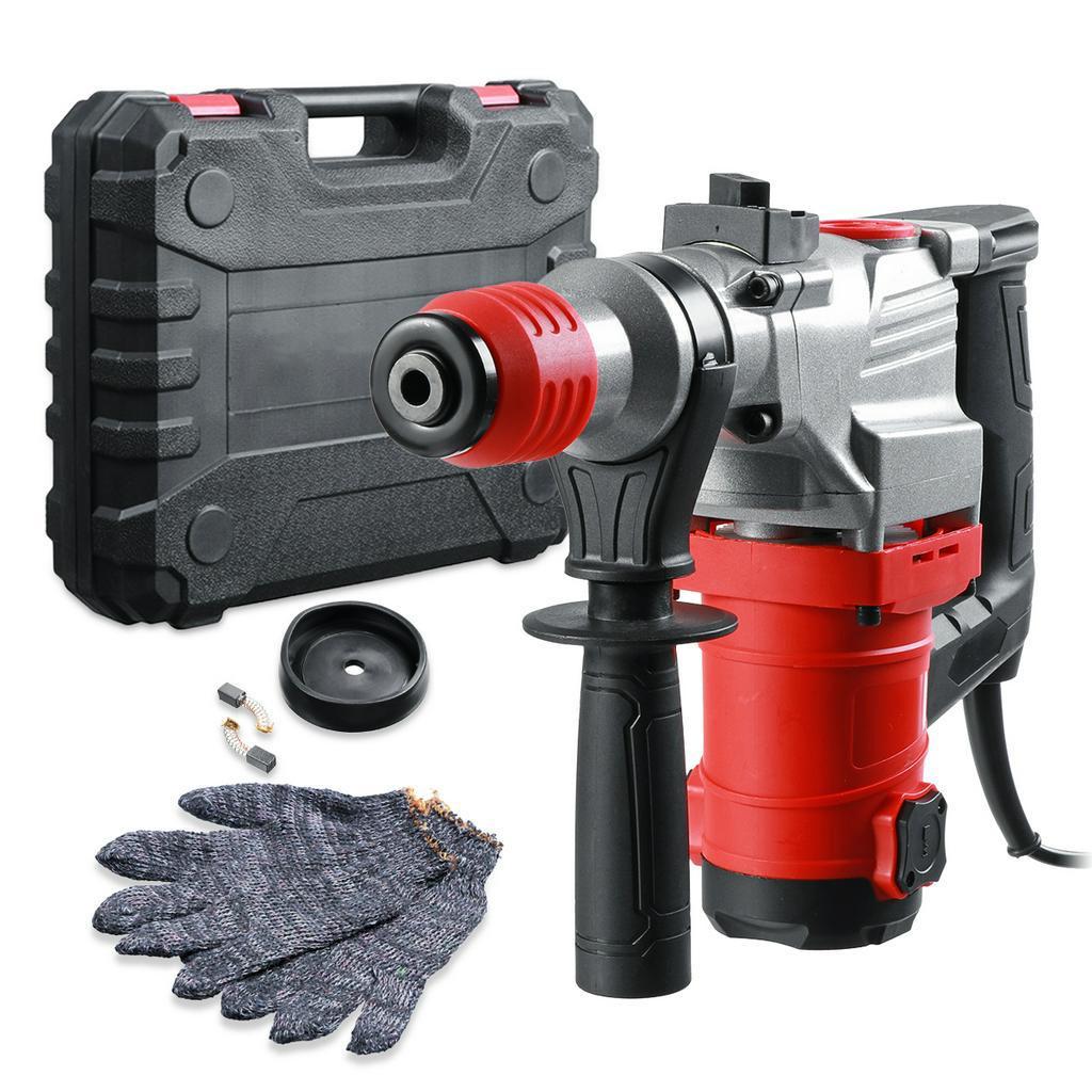 2000W Multifunction Electric Rotary Hammer Electric Hammer Impact Power Drill Tool Kits 33000BPM 220V Powerful Hammer