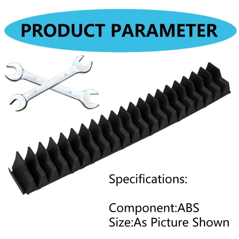 Space Saving Wrench Holder Storage Rack Tray, Large Capacity Tool Organizers Suitable for Mechanics & DIYer Enthusiasts