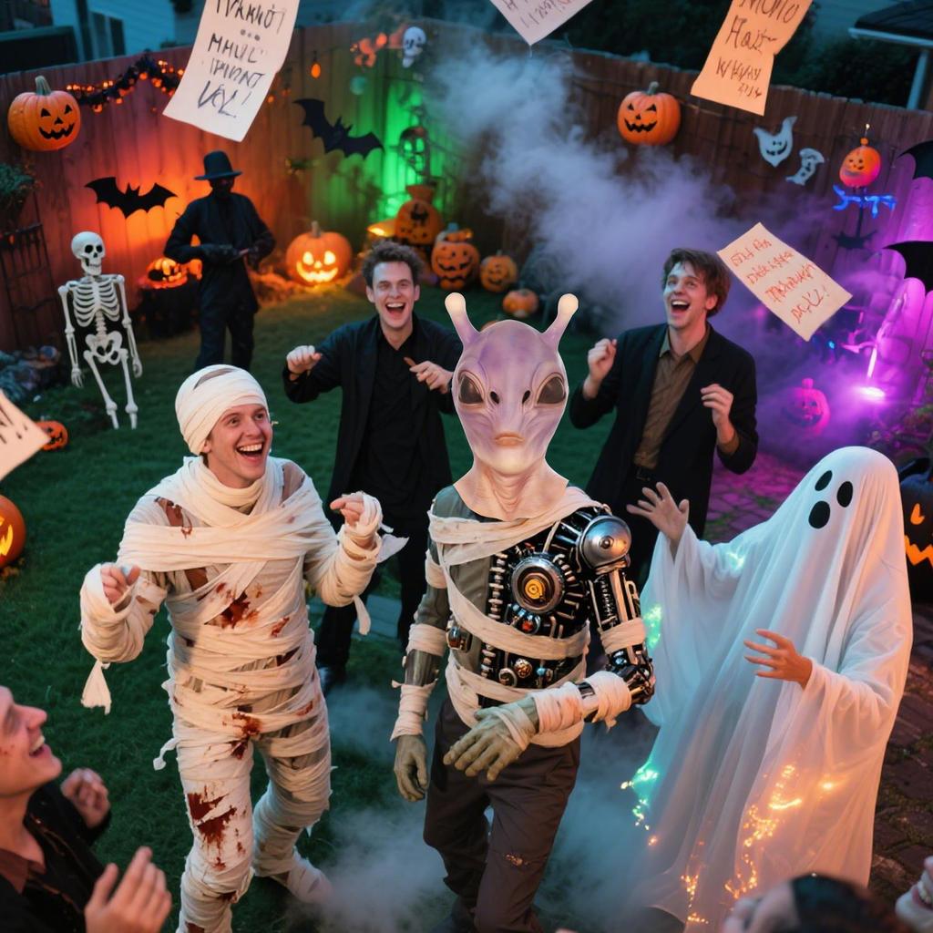 Full Head Realistic Halloween Alien Mask Cosplay HorrorUFO Skull Latex Masks Helmet Carnival Dress Up Party Costume Props