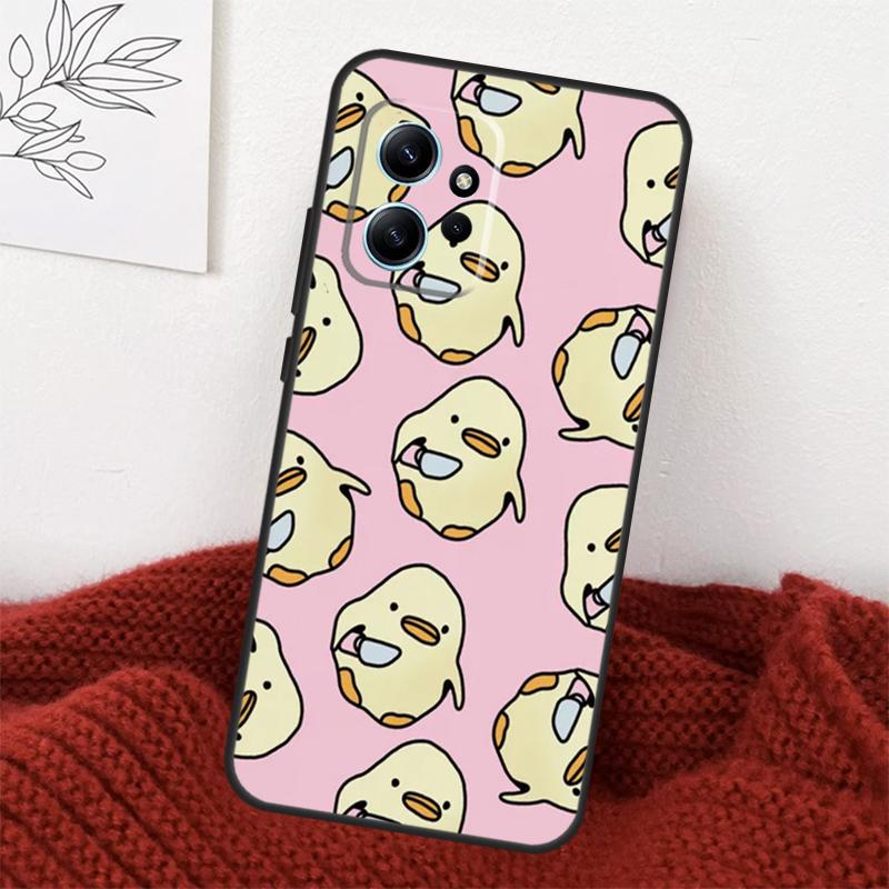 Cartoon Duck Knife Case For Xiaomi Redmi Note 14 13 10 11 12 15 Pro Plus Cover For Redmi 15 14C 12C 10C 13C 15C