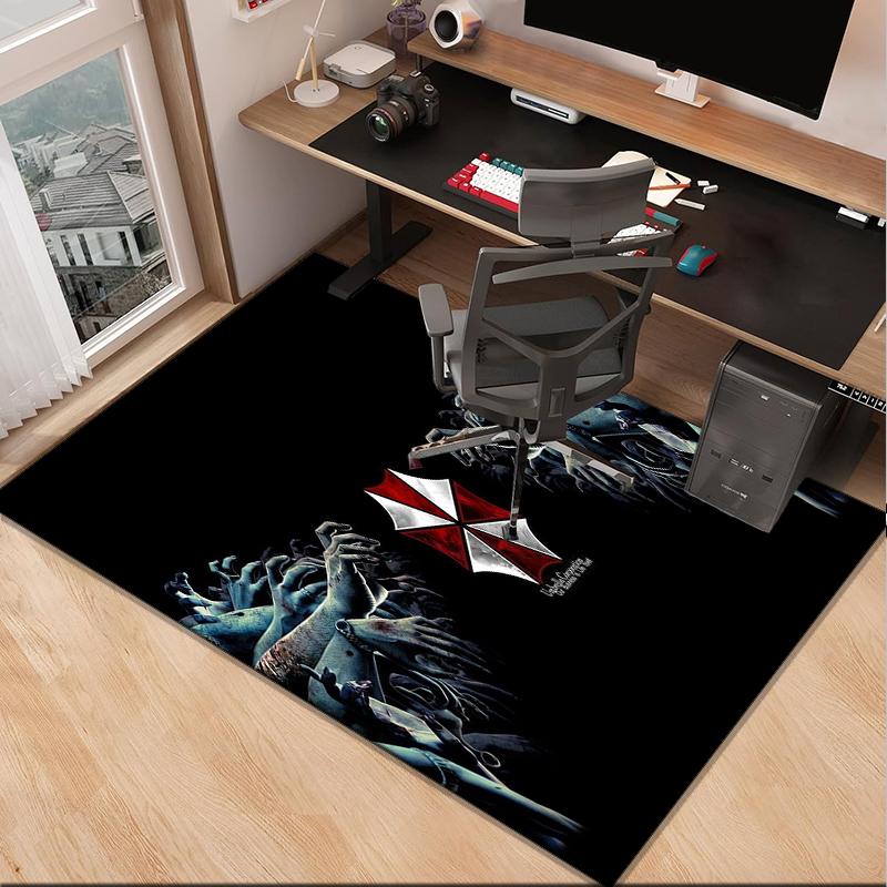 Umbrella Symbol Office Rug Chair Mat, Game Carpet, Suitable for Front Door, Bedroom, Living Room, Desk, Holiday Gift