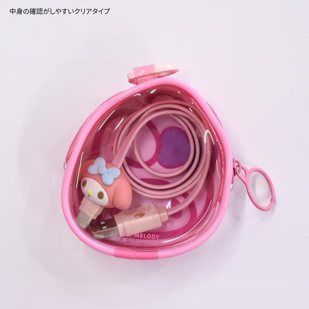Gourmandise Sanrio Characters Gadget Clear Pouch My Melody SANG-516MM