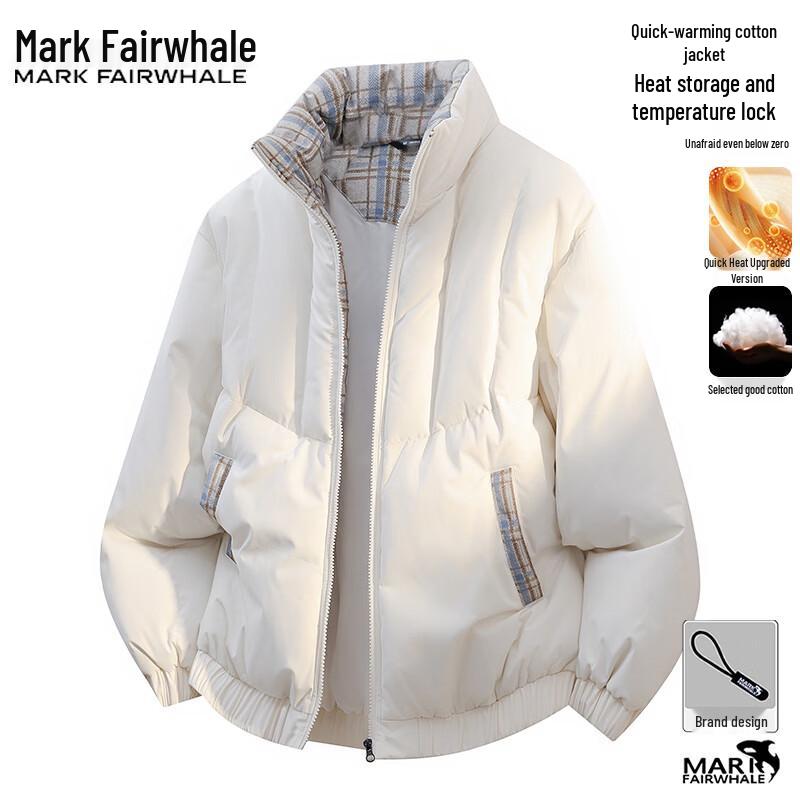Mark Fairwhale Men's Stand-Collar Casual Winter Padded Jacket