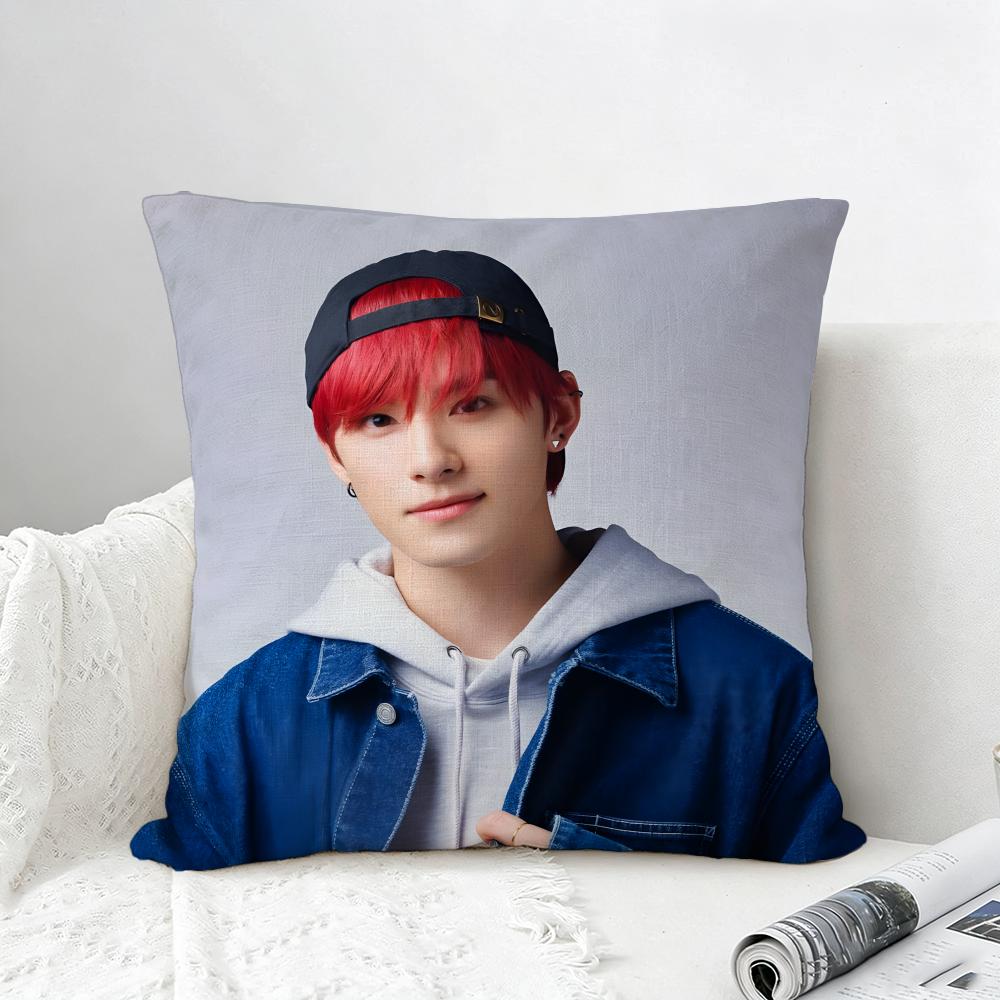 Kpop Kawanishi Takumi Cushion Cover Natural Linen Pillowcase Set AllinOne Decor for Sofa Bedroom Chair