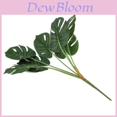 Sztuczna Roślina Monstera Deliciosa Liść Rośliny Do Wystroju Salonu Z Ręcznie Robionym Koszykiem z Wodorostów