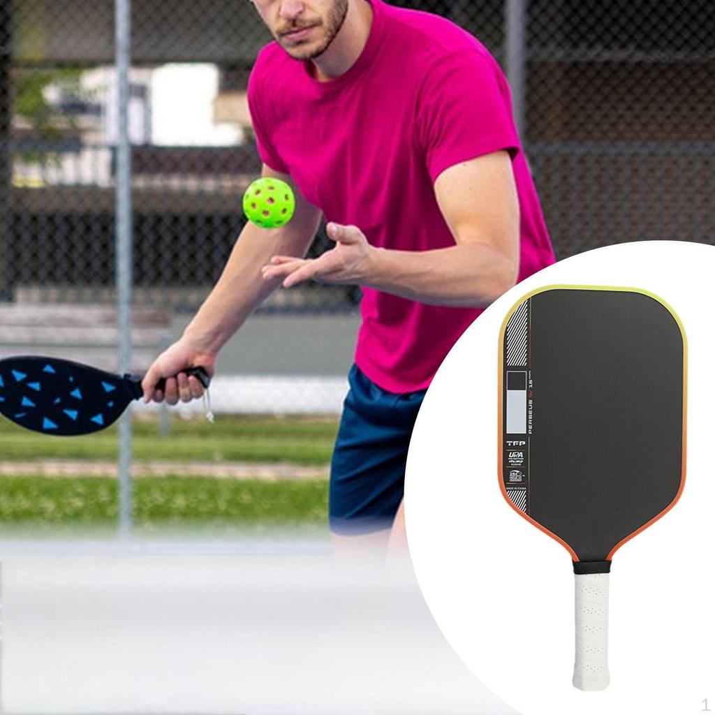 Professional Carbon Fiber Surface Pickleball Paddle for Men Women Tournament Purple Red