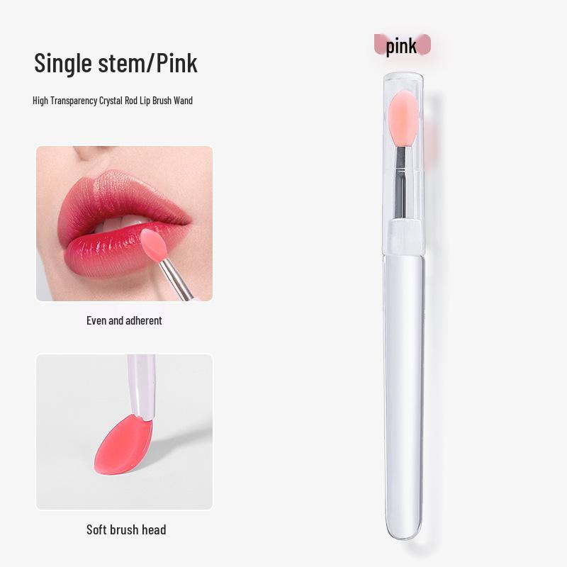 TikTok Silikon Lippenpinsel: Tragbarer Lippenstift-, Lipgloss- und Lippenbalsam-Applikator