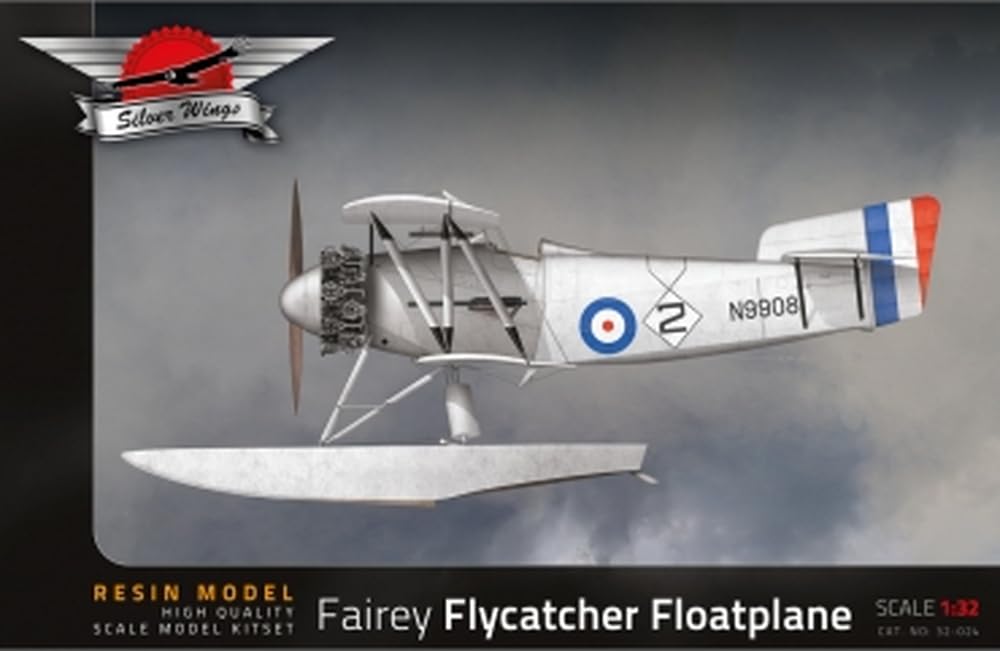 Silver Wings British Fairy Flycatcher Wooden Float Type Full Resin Kit SVW32024 1/32