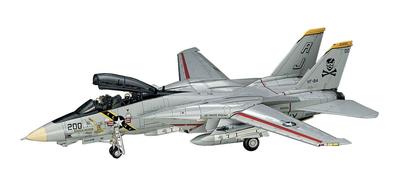 Hasegawa Scale US Navy Tomcat Atlantic Carrier Air Plastic Silver 1/72 F-14A Carrier-Based Fighter, Wing, Model, E14,