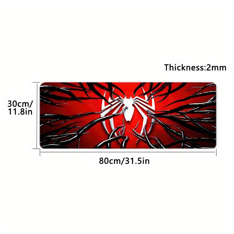 Tappetino per mouse da gioco grande con motivo a ragno 900x400mm Base in gomma antiscivolo Robusto e confortevole Accessori per scrivania da computer portatile Tappetino per tavolo