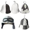 Felt Sauna Cap Pilot Sauna Hat Ear Protection Hair Protection