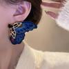 Luxury Embroidery Butterfly Earrings Ear Jewelry Delicate Earrings for Women  Lady Girl