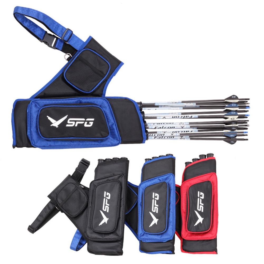 Arrow  Case Oxford Cloth Universal Four-tube Quiver For Composite Recurve Bow And Falcon