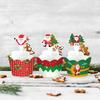 Christmas Cupcake Wrappers Merry Christmas Decorations For Home Xmas Ornaments Decor Navidad Kerst New Year Gift Decor 2025
